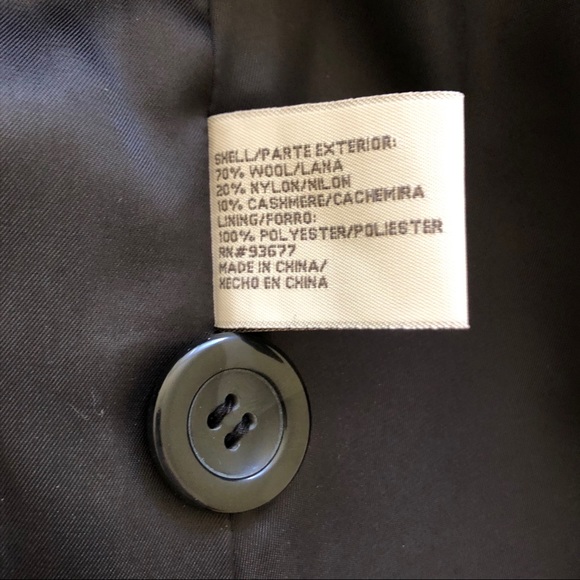 St. John’s Bay Pea Coat shortened sleeves - Picture 9 of 10